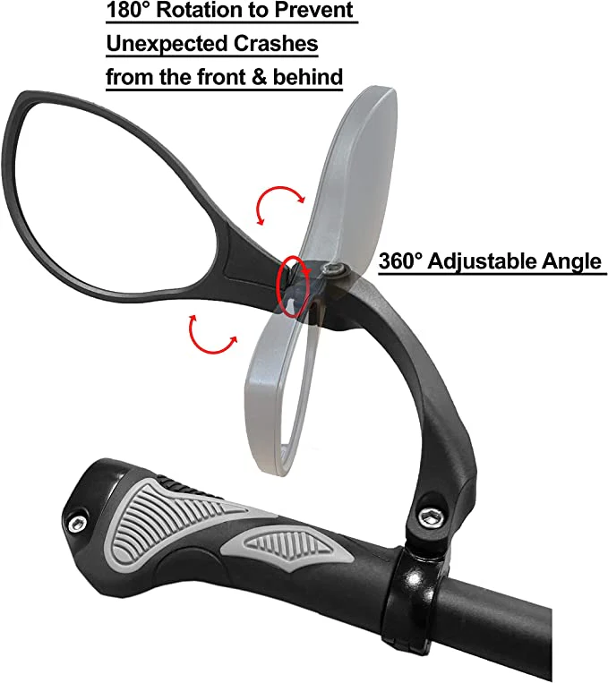 BiKASE Handle Bar Mirror HD Glass (LH) - Image 5