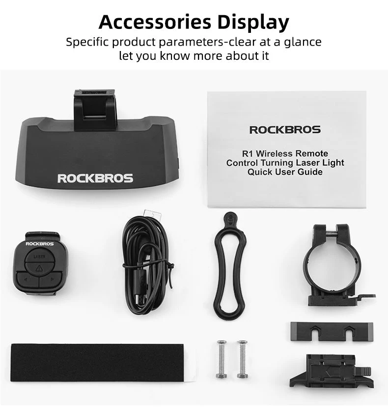 ROCKBROS Bicycle Rear Light with Saddle Fitting & Remote Control LKWD-R1 - Image 16