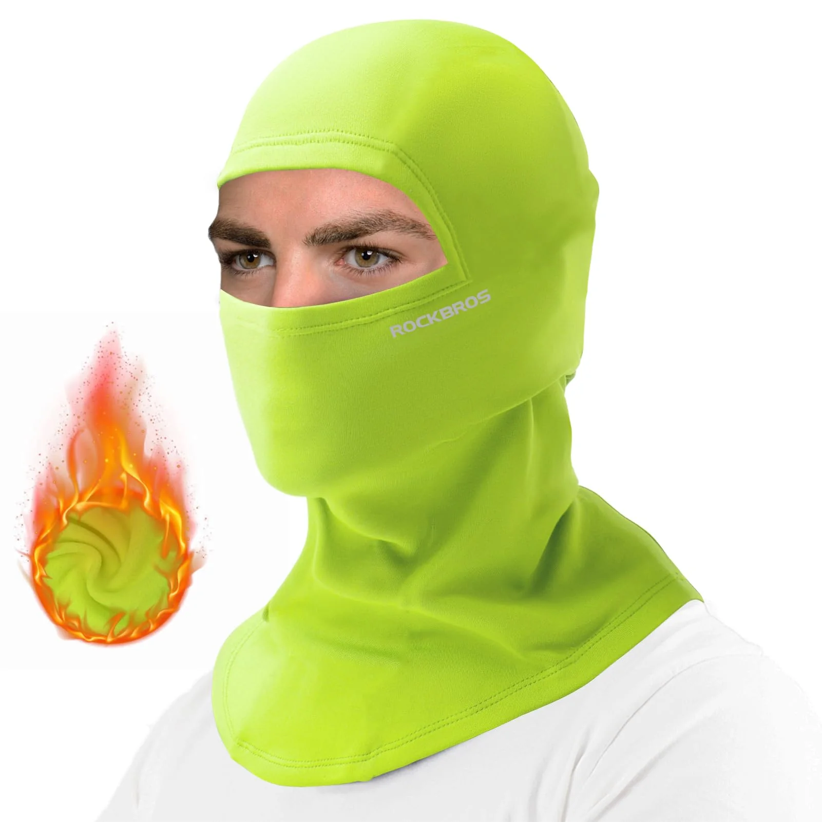 ROCKBROS Cold Weather Windproof Thermal Winter Balaclava Ski Mask Neck Warmer Hood - Image 6
