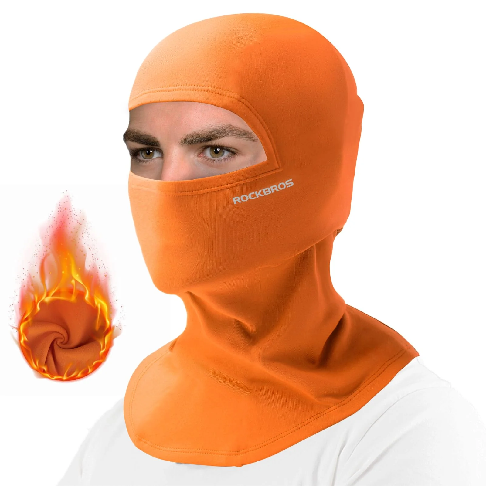 ROCKBROS Cold Weather Windproof Thermal Winter Balaclava Ski Mask Neck Warmer Hood - Image 8