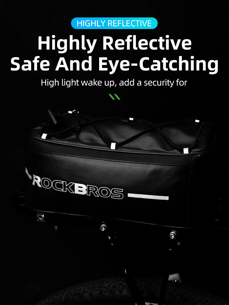 ROCKBROS Deluxe Bicycle Rear Rack Bag - Image 11