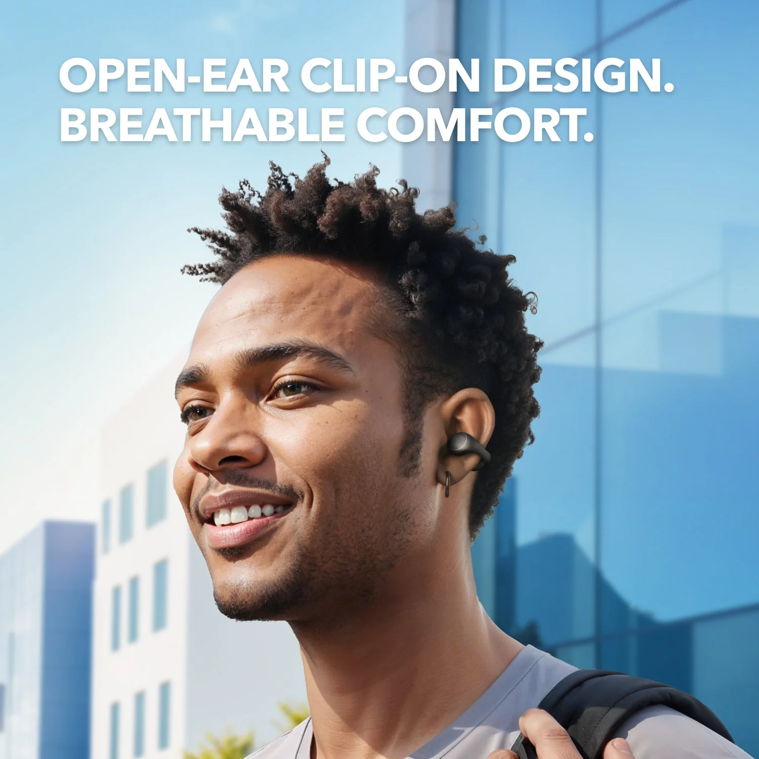 soundcore C40i | Flexible and Comfortable Clip-On Earbuds - Image 2